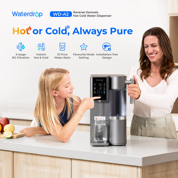 Waterdrop Reverse Osmosis Hot Cold Water Dispenser,  A2