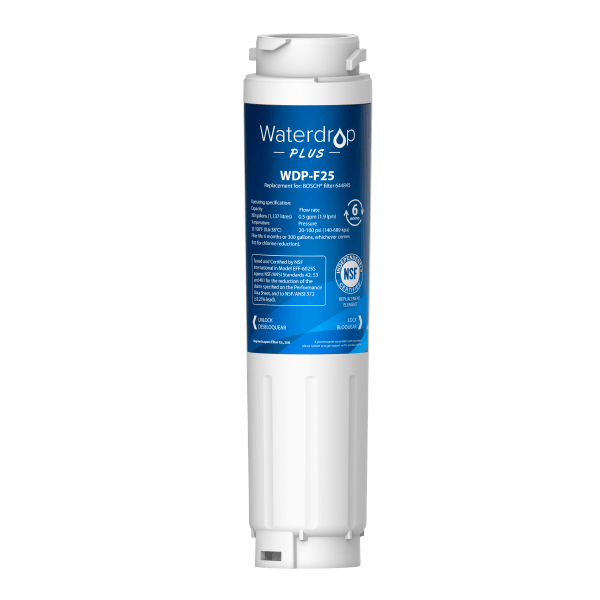 Wasser tropfen Ersatz für Bosch Ultra Clarity 644845 Kühlschrank Wasserfilter