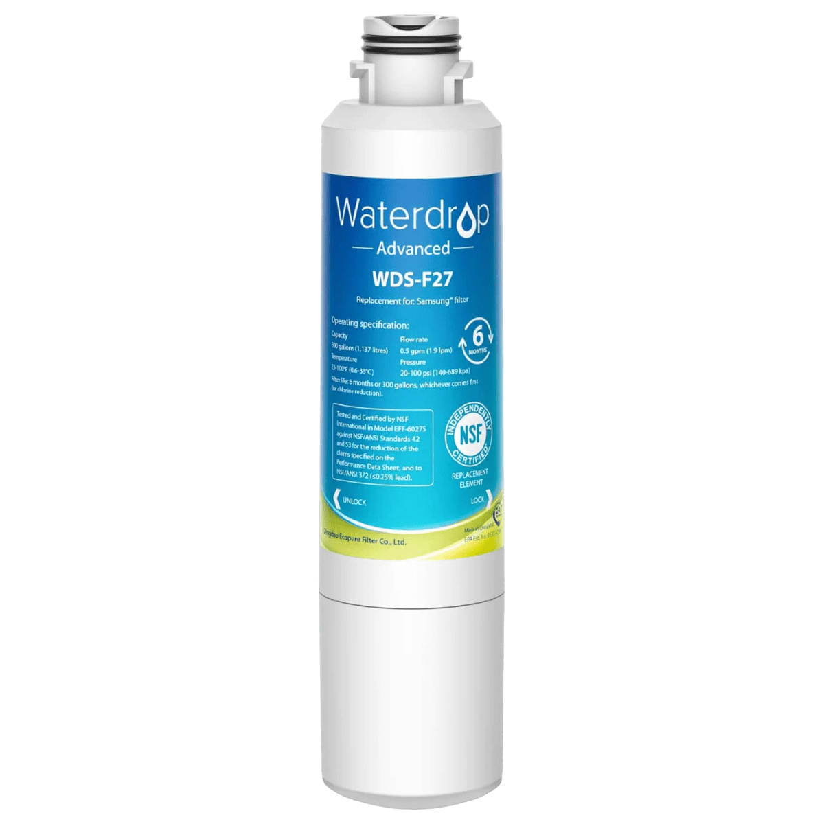 Waterdrop Replacement for Samsung HAF-CIN/EXP Refrigerator Water Filter